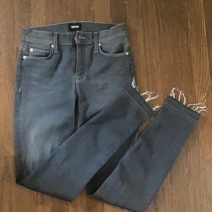 Hudson super skinny mid rise ankle jeans